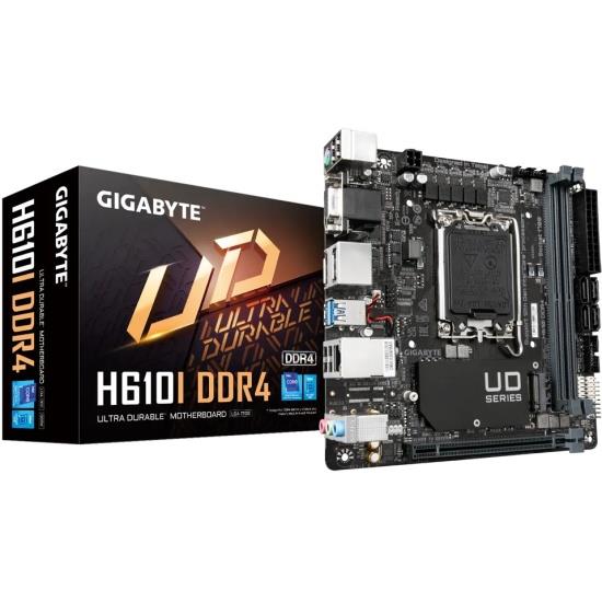 Материнская плата H610 S1700 MITX H610I DDR4 GIGABYTE - оптом у дистрибьютора ELKO