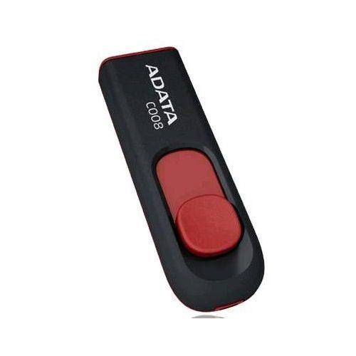 Флэш-накопитель USB2 8GB BLACK/RED AC008-8G-RKD A-DATA 0 - оптом у дистрибьютора ABSOLUTETRADE