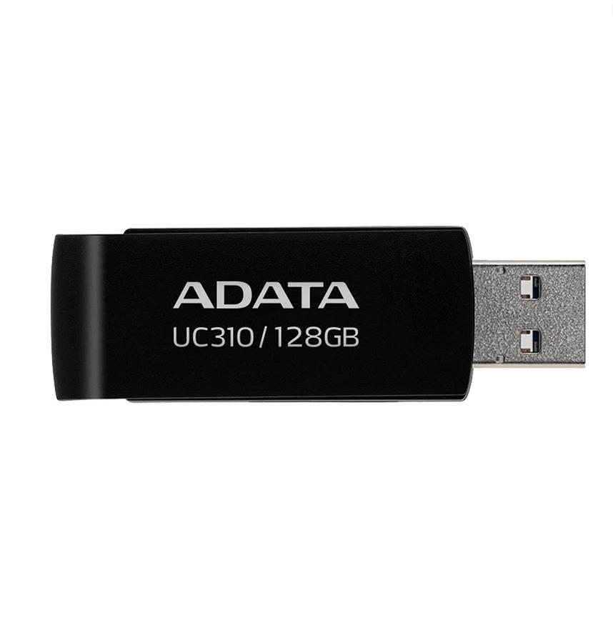 Флэш-накопитель 128GB UC310-128G-RBK BLACK\GR ADATA - оптом у дистрибьютора ELKO