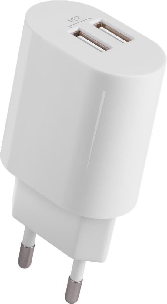 Зарядное устройство UPC-24 2XUSB 5V/2.1A 83679 DEFENDER - оптом у дистрибьютора ELKO