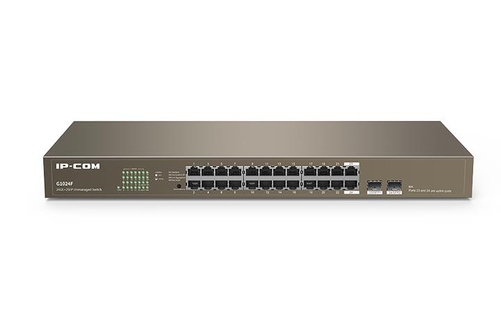 Коммутатор 24PORT 1000M 2SFP G1024F IP-COM - оптом у дистрибьютора ELKO