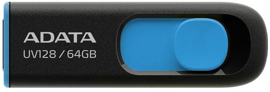 Флэш-накопитель USB3.1 64GB BLUE AUV128-64G-RBE ADATA - оптом у дистрибьютора ELKO