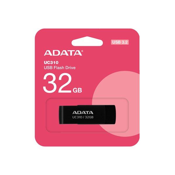 Флэш-накопитель 32GB UC310-32G-RBK BLACK\GR ADATA - оптом у дистрибьютора ELKO