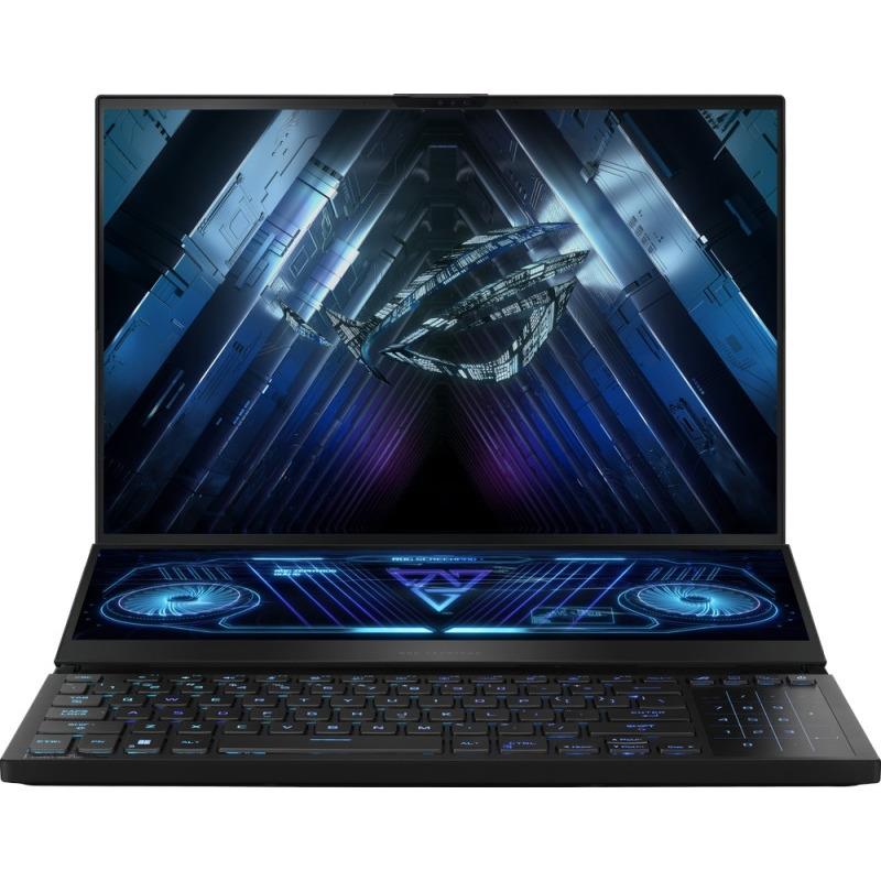 Ноутбук ASUS ROG Zephyrus M16 GX650PY-NM049W 16" 2560x1600/AMD Ryzen 9 7945HX/RAM 32Гб/SSD 2Тб/RTX 4090 16Гб/ENG|RUS/Windows 11 Home черный 2.67 кг 90NR0BI1-M002U0 - оптом у дистрибьютора ELKO