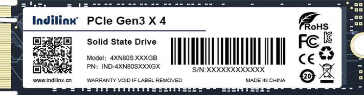 SSD жесткий диск M.2 2280 NVME 512GB IND-4XN80S512GX INDILINX - оптом у дистрибьютора ELKO