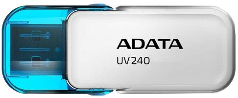 Флэш-накопитель USB2 32GB WHITE AUV240-32G-RWH ADATA - оптом у дистрибьютора ELKO