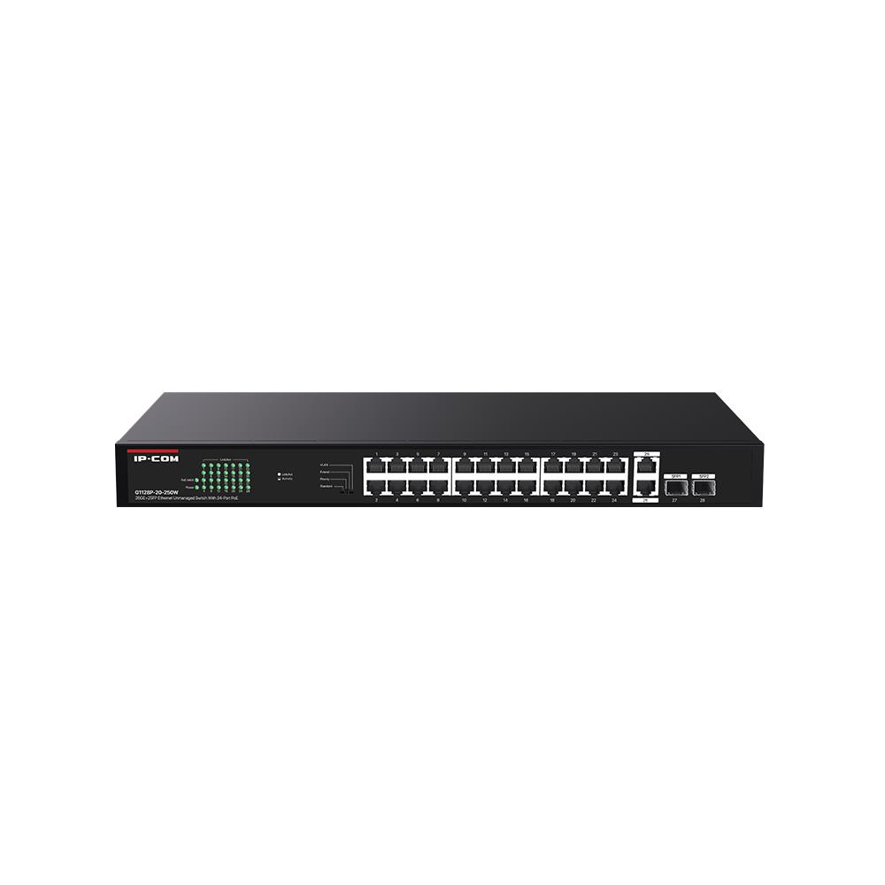Коммутатор 24PORT POE G1128P-24-250W IP-COM - оптом у дистрибьютора ELKO
