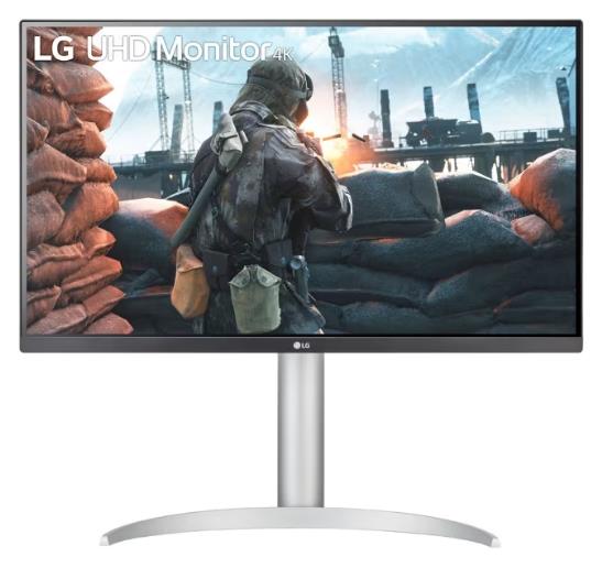 Монитор LG 27" 27UP650-W White/Silver, 16:9, IPS, 3840x2160, 5ms, 400cd, 60Hz, 2xHDMI, 1xDP, HAS - оптом у дистрибьютора ELKO