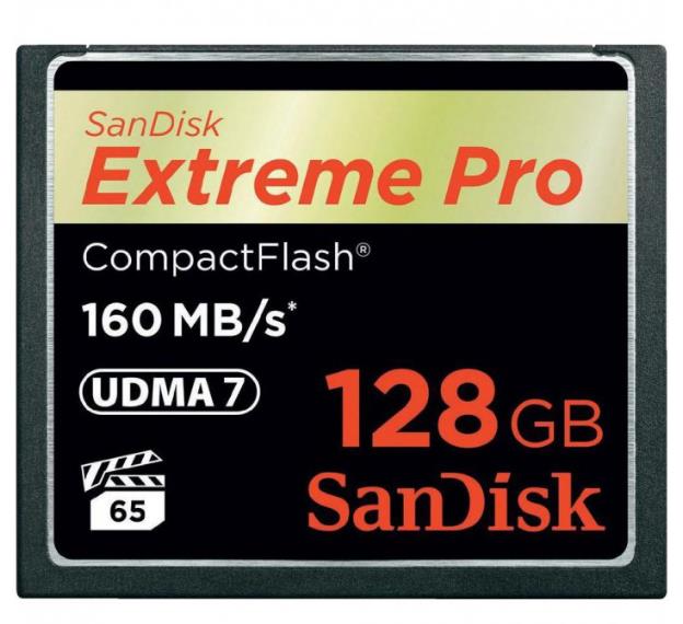 Карта памяти COMPACT FLASH 128GB SDCFXPS-128G-X46 SANDISK - оптом у дистрибьютора ELKO