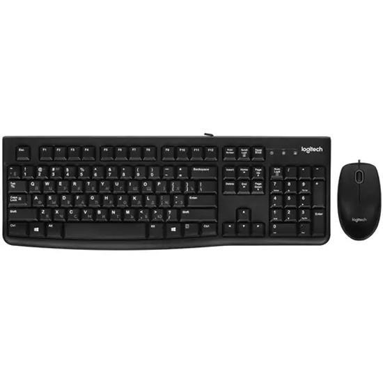 Клавиатура + мышка DESKTOP MK120 BLACK RUS 920-002589 LOGITECH - оптом у дистрибьютора ELKO