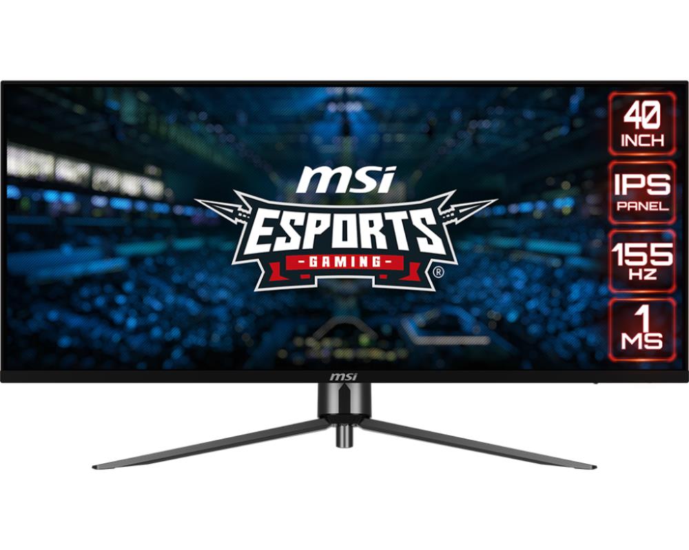 Монитор MSI 40'' MAG401QR Black, 21:9, IPS, 3440x1440, 4ms, 400cd, 155Hz, 2xHDMI, 1xDP, 2xUSB, 1xUSB-C, HAS - оптом у дистрибьютора ELKO