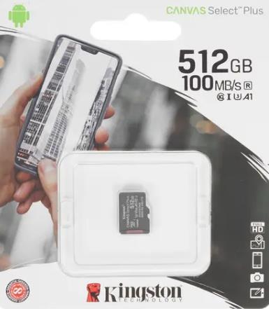 Карта памяти MICRO SDXC 512GB UHS-I SDCS2/512GBSP KINGSTON - оптом у дистрибьютора ELKO