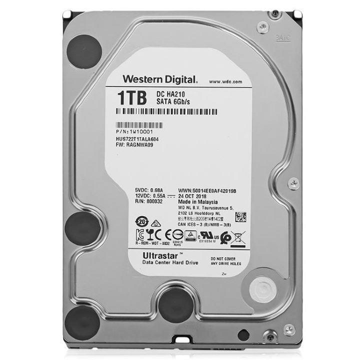 Жесткий диск SATA 1TB 7200RPM 6GB/S 128MB DC HA210 HUS722T1TALA604_1W10001 WD - оптом у дистрибьютора ELKO