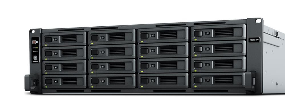 СХД стоечное исполнение 16BAY 3U RP NO HDD USB3 RS2821RP+ SYNOLOGY - оптом у дистрибьютора ELKO