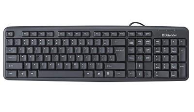 Клавиатура USB ELEMENT HB-520 RU BLACK 45522 DEFENDER - оптом у дистрибьютора ELKO