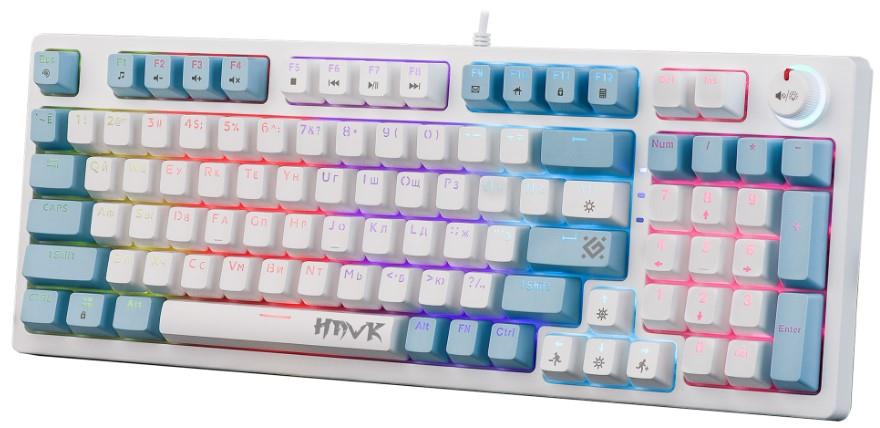 Клавиатура MECHANICAL HAWK GK-418 RU RGB 45421 DEFENDER - оптом у дистрибьютора ELKO