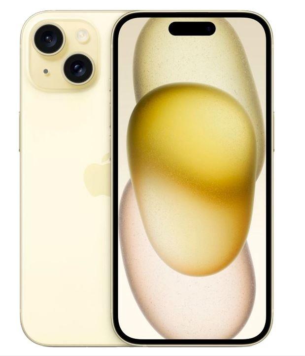 Мобильный телефон IPHONE 15 128GB YELLOW MTLF3ZA/A APPLE - оптом у дистрибьютора ELKO