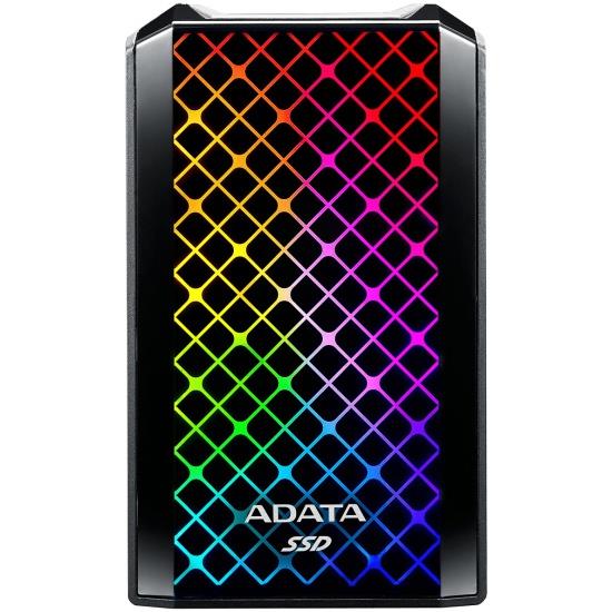 SSD внешний жесткий диск 512GB USB-C BLACK ASE900G-512GU32G2-CBK ADATA - оптом у дистрибьютора ELKO