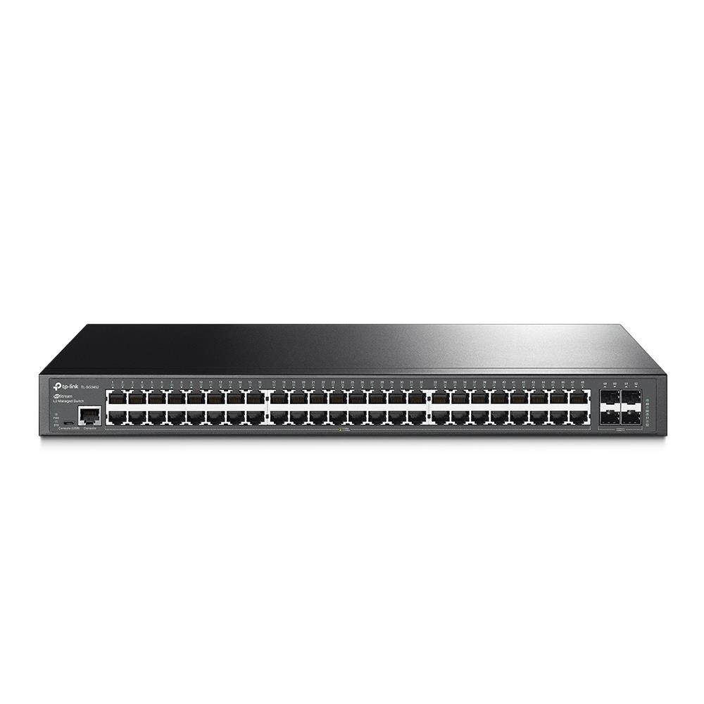 Коммутатор 48PORT 100/1000M 4SFP+ TL-SG3452 TP-LINK - оптом у дистрибьютора ELKO