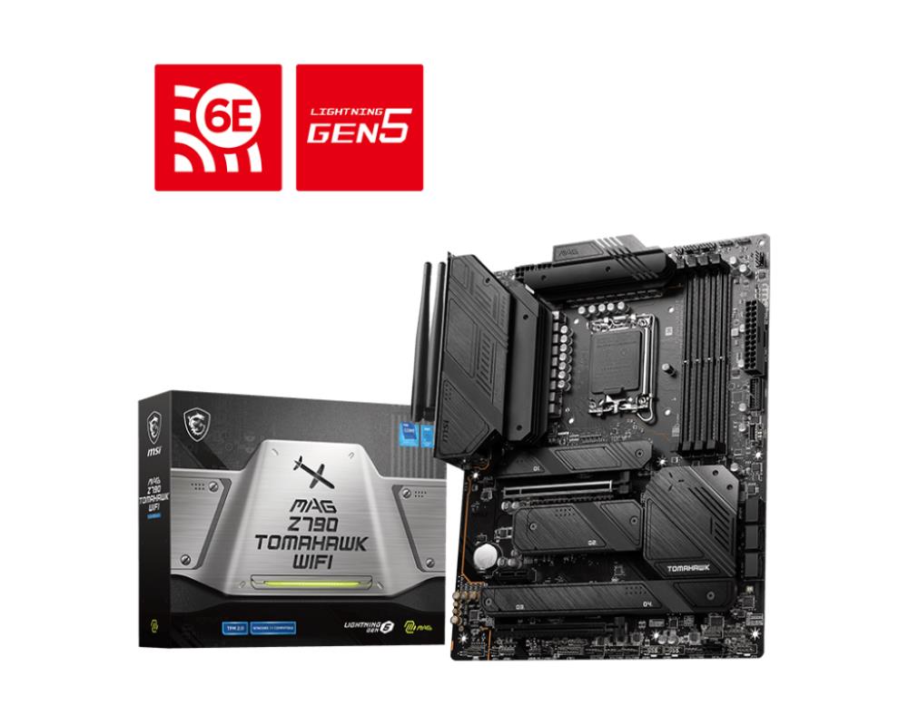 Материнская плата Z790 S1700 ATX MAG Z790 TOMAHAWK WIFI MSI - оптом у дистрибьютора ELKO