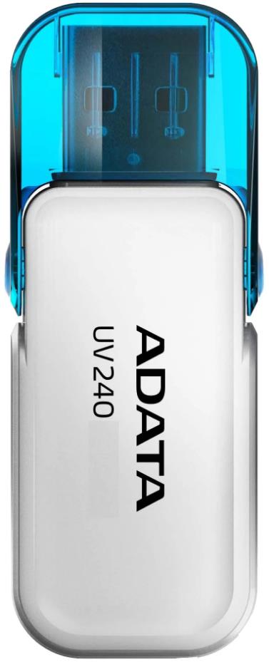 Флэш-накопитель 64GB AUV240-64G-RWH WHITE ADATA - оптом у дистрибьютора ELKO