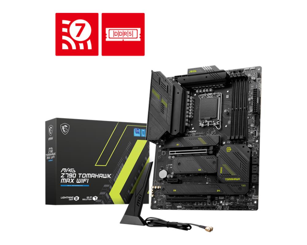 Материнская плата Z790 S1700 ATX MAG Z790 TOMAHAWK MAX WIFI MSI - оптом у дистрибьютора ELKO