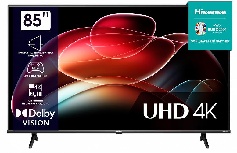 Телевизор UHD 85" 4K 85A6K HISENSE - оптом у дистрибьютора ELKO