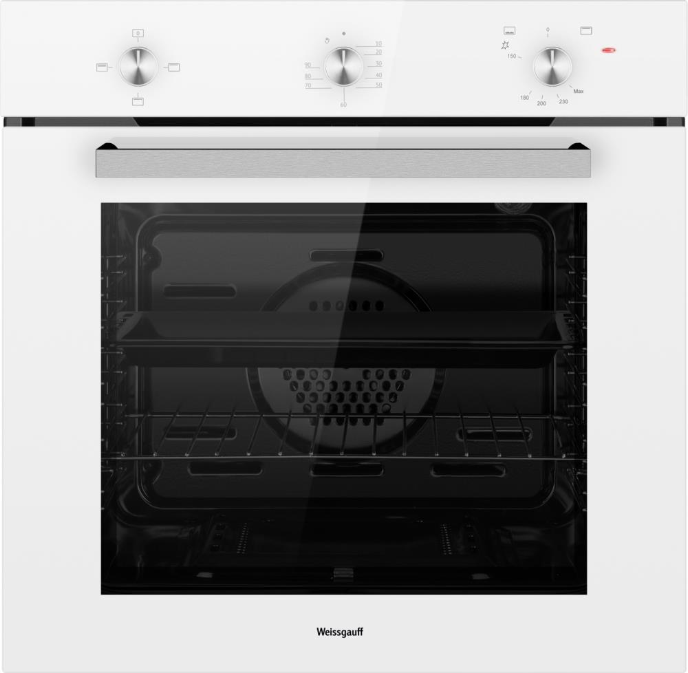 Духовой шкаф GAS WGO 702 WHITE GLASS WEISSGAUFF - оптом у дистрибьютора ELKO
