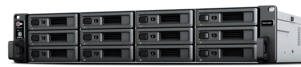СХД стоечное исполнение 12BAY 2U NO HDD RS2423+ SYNOLOGY - оптом у дистрибьютора ELKO