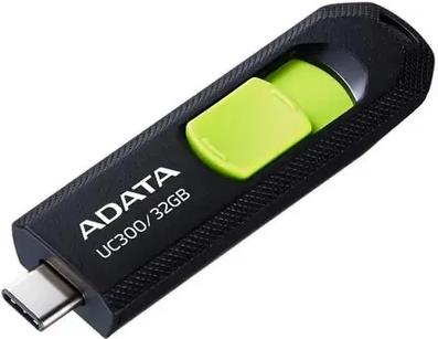 Флэш-накопитель 32GB ACHO-UC300-32G-RBK/GN ADATA - оптом у дистрибьютора ELKO