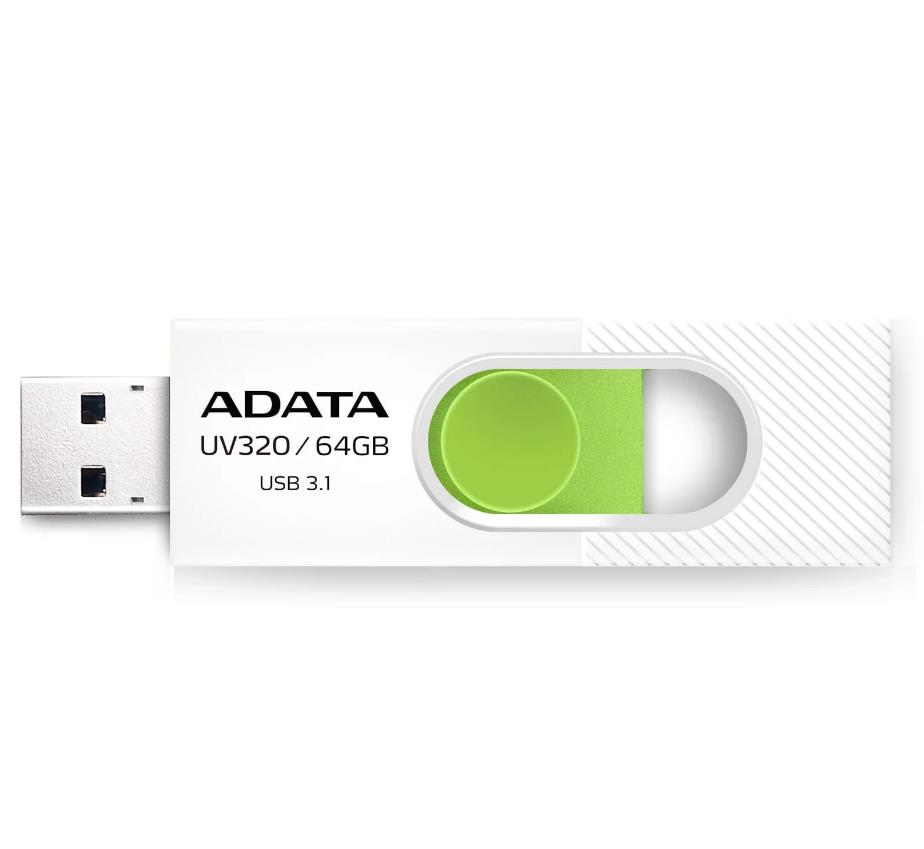 Флэш-накопитель 64GB AUV320-64G-RWHGN WH\GR ADATA - оптом у дистрибьютора ELKO