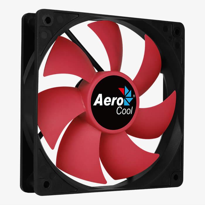 Вентилятор для корпуса 120MM FORCE 12 RED 4718009158009 AEROCOOL - оптом у дистрибьютора ELKO
