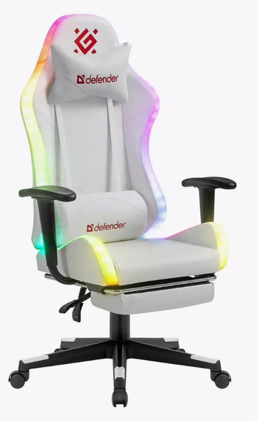 Игровое кресло WATCHER WHITE 64336 DEFENDER - оптом у дистрибьютора ELKO