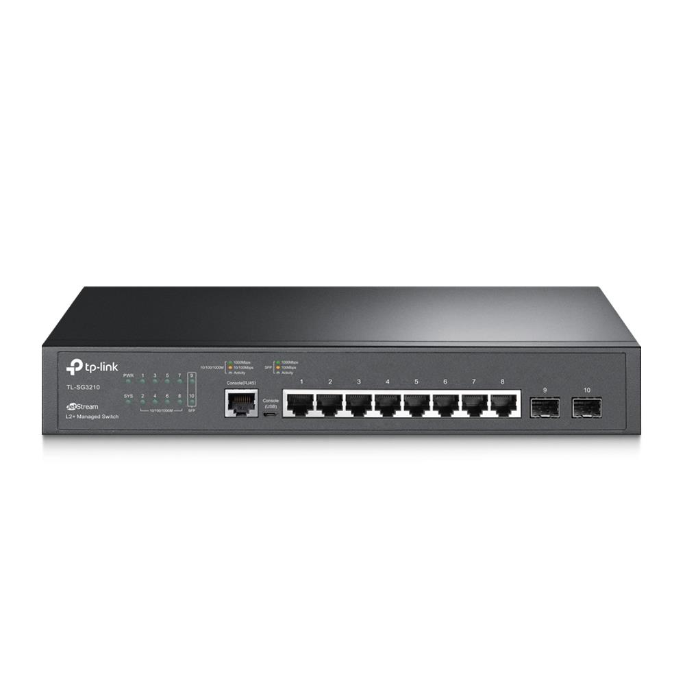 Коммутатор 8PORT 1000M 2 SFP TL-SG3210 TP-LINK - оптом у дистрибьютора ELKO