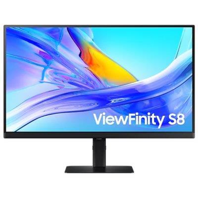 Монитор Samsung 27" S27D804UAI Black, 16:9, IPS, 3840x2160, 5ms, 350cd, 60Hz, 1xHDMI, 1xDP, 3xUSB,, USB-C, LAN, HAS - оптом у дистрибьютора ELKO