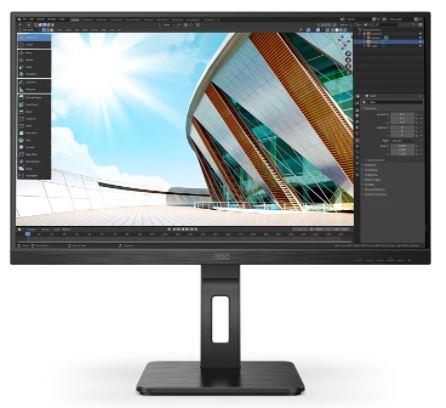 Монитор AOC 27" 27P2Q Black, 16:9, IPS, 1920x1080, 4ms, 300cd, 75Hz, 1xVGA, 1xDVI, 1xHDMI, 1xDP, 4xUSB, SPK, HAS - оптом у дистрибьютора ELKO