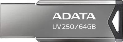 Флэш-накопитель 64GB AUV250-64G-RBK SILVER ADATA - оптом у дистрибьютора ELKO