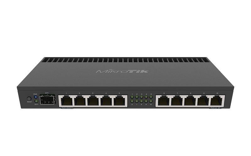 Маршрутизатор 1000M 10PORT 1SFP+ RB4011IGS+RM MIKROTIK - оптом у дистрибьютора ELKO