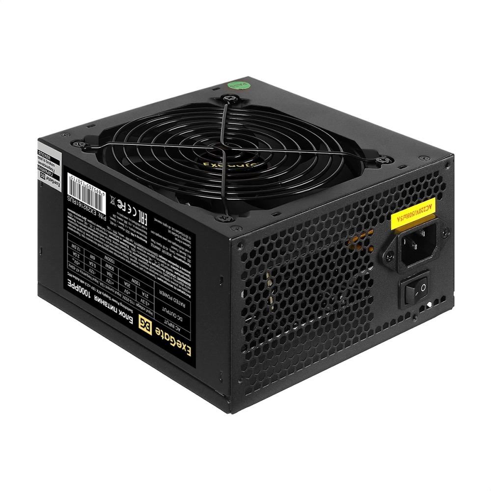 Блок питания ATX 1000W FAN 6SATA EX292161RUS EXEGATE - оптом у дистрибьютора ELKO