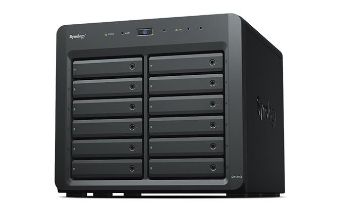 Модуль расширения СХД 12BAY NO HDD DX1215II SYNOLOGY - оптом у дистрибьютора ELKO