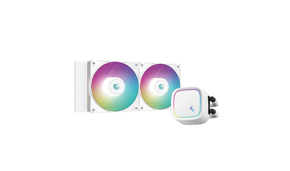 Кулер для процессора водяной S_MULTI PWM LE520 WH ARGB R-LE520-WHAMMN-G-1 DEEPCOOL - оптом у дистрибьютора ELKO
