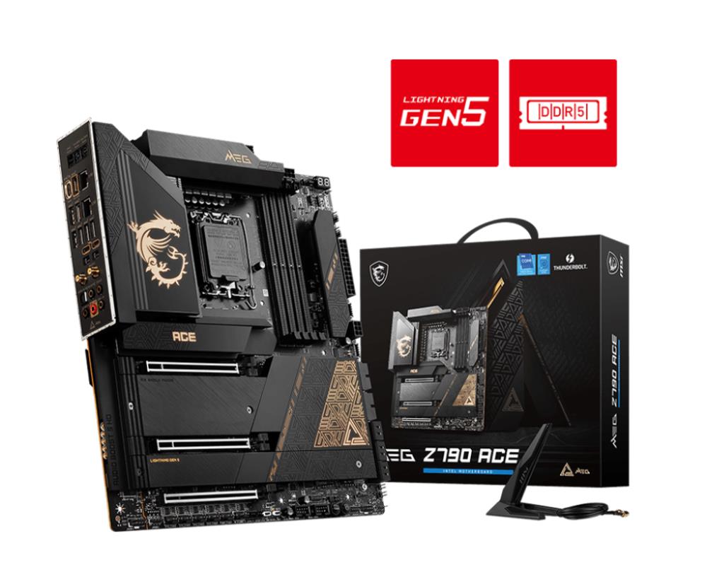 Материнская плата Z790 S1700 ATX MEG Z790 ACE MSI - оптом у дистрибьютора ELKO