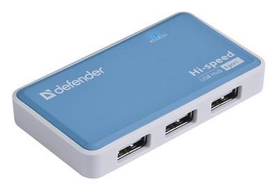 Концентратор USB2 4PORT QUADRO 83503 DEFENDER - оптом у дистрибьютора ELKO