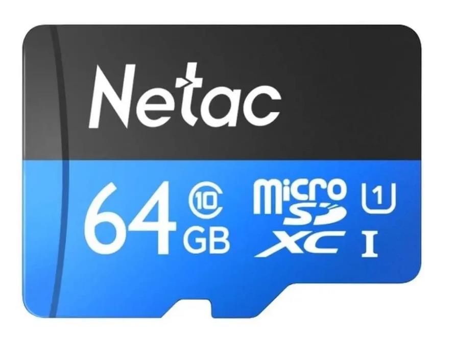 Карта памяти MICRO SDHC 64GB + ADP NT02P500STN-064G-R NETAC - оптом у дистрибьютора ELKO