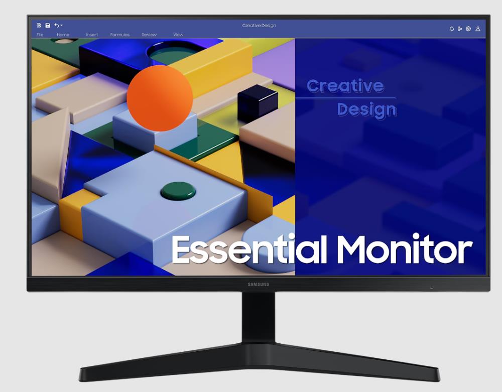 Монитор Samsung 27" S27C310EAI Black, 16:9, IPS, 1920x1080, 5ms, 250cd, 75Hz, 1xVGA, 1xHDMI - оптом у дистрибьютора ELKO