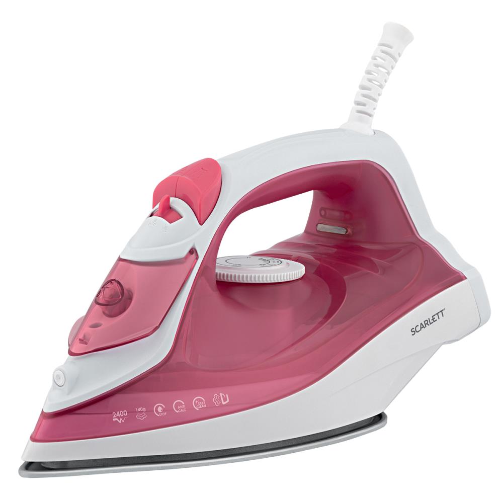 Утюг SC-SI30K56 WHITE / PINK SCARLETT - оптом у дистрибьютора ELKO