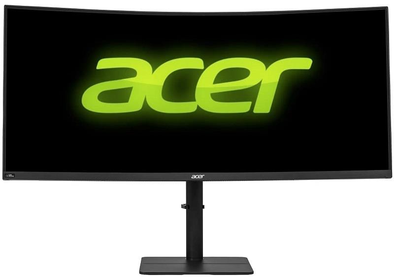 Монитор Acer CZ342CURHbmiphuzx 34'', Curved 1000R Black, 21:9, VA, 3440x1440, 1 / 4ms, 300cd, 100Hz, 1xHDMI,1x DP, 1xUSB Type-C(65W), 2xUSB, SPK, HAS - оптом у дистрибьютора ELKO