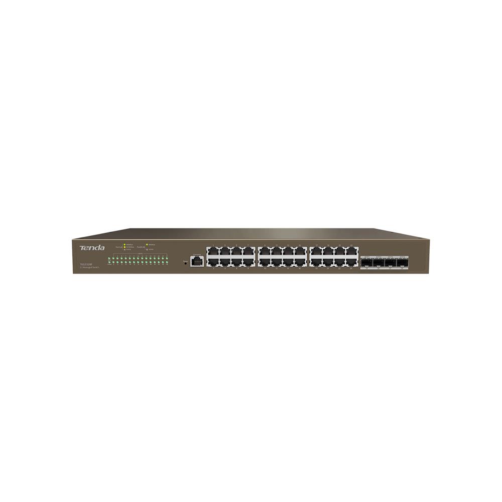 Коммутатор 24PORT 1000M 4SFP TEG5328F TENDA - оптом у дистрибьютора ELKO