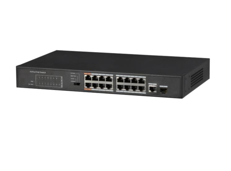 Коммутатор 16PORT 10/100M POE NBLS-1716H IVIDEON - оптом у дистрибьютора ELKO