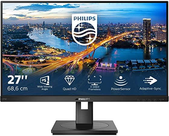 Монитор Philips 27" 275B1 Black, 16:9, IPS, 2560x1440, 4ms, 350cd, 75Hz, 1xDVI, 1xHDMI, 1xDP, 4хUSB, SPK, HAS - оптом у дистрибьютора ELKO